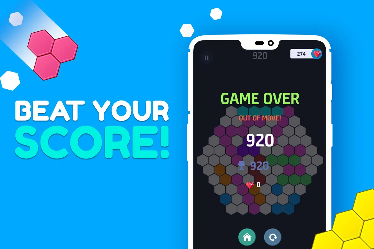 Hexa Puzzle Game Kit screenshot 6