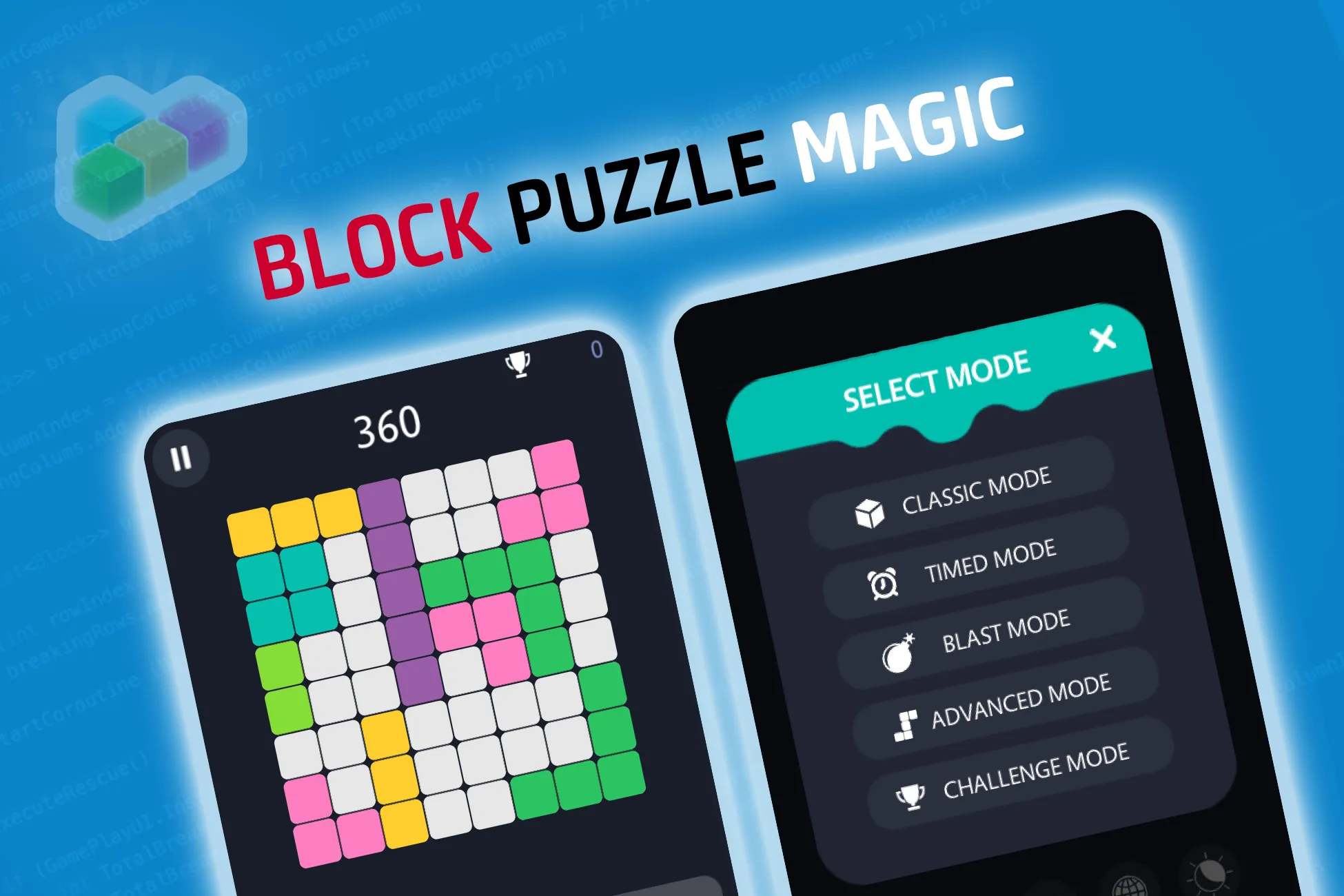 Block Puzzle Magic key art